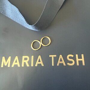 Maria Tash Yellow Gold Hoop Earring (PAIR)
